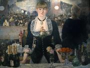 Edouard Manet A Bar at the Folies-Bergere (mk09) USA oil painting reproduction